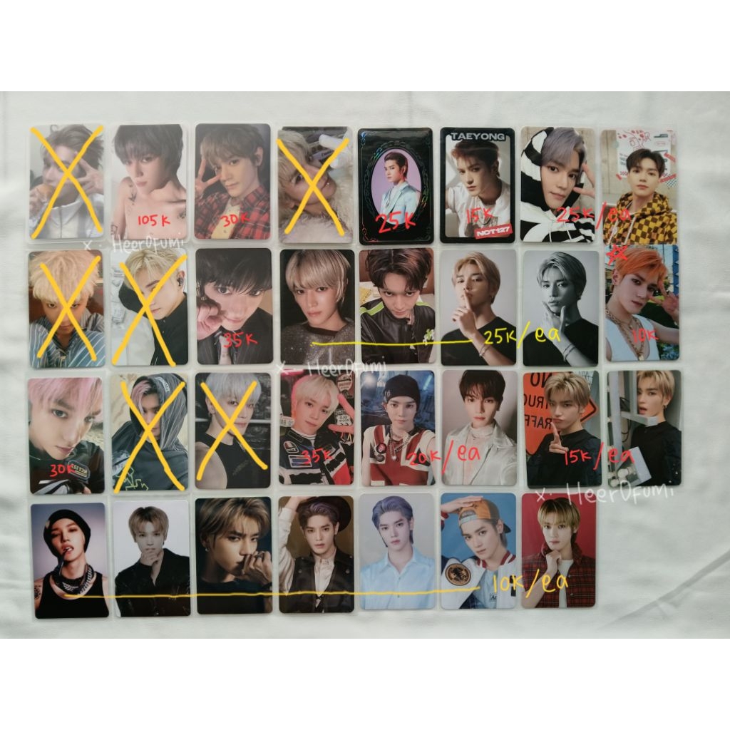 [Desc] TAEYONG PHOTOCARD PC NCT 127