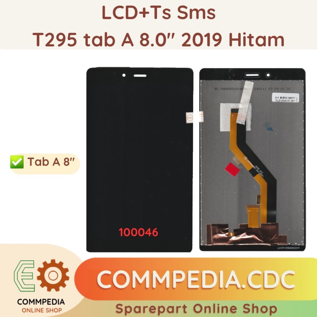 LCD+Ts Sam Tab A/T295 8.0" Tablet