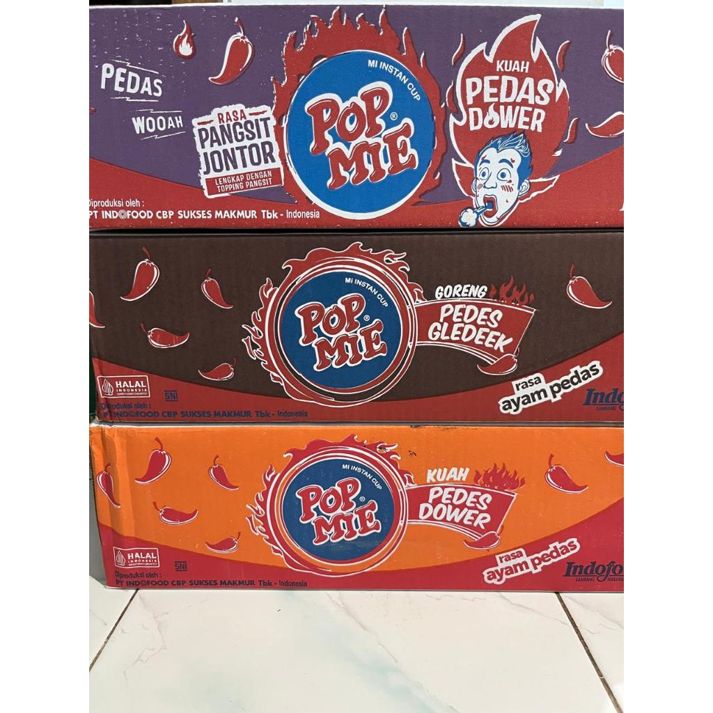 

Pop Mie 75gr Varian pedas karton (12x75gr)