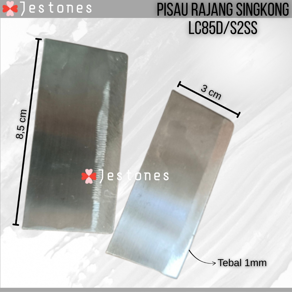 Pisau Keripik/ Pisau rajang singkong stainless steel LC85/S2ss/Pisau rajang serbaguna/Pisau keripik 