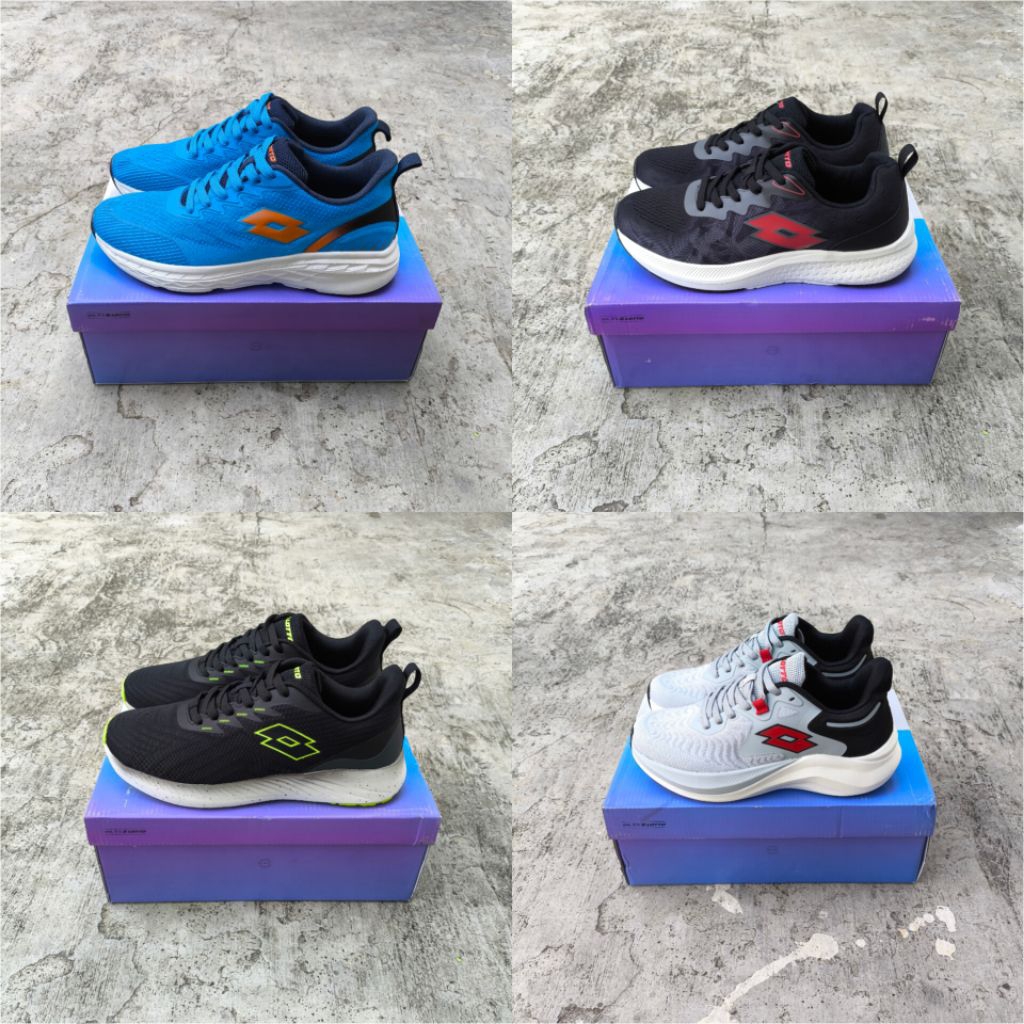 Sepatu Lari Pria LOTTO RUNNING ORIGINAL