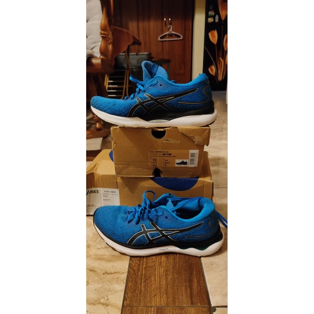 Sepatu Running Asics Gel-nimbus 24 ukuran 44