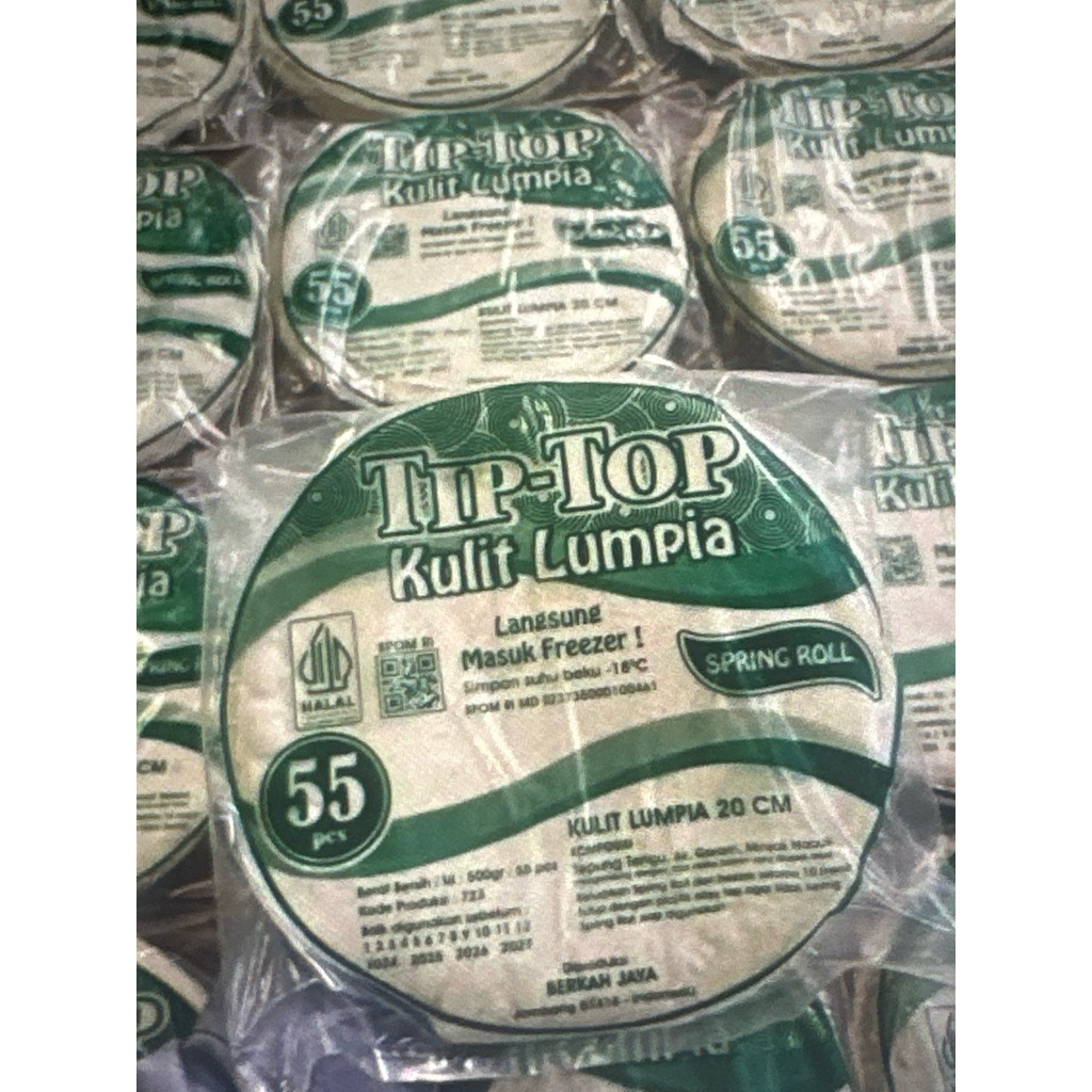 

kulit Lumpia Tiptop (ecer/grosir)