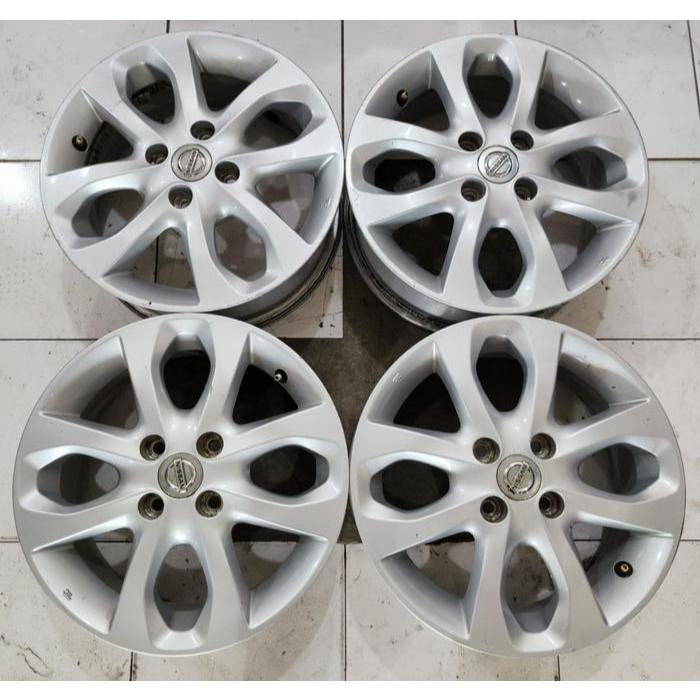 Jual Velg Second Copotan Nissan March Ring 15 Lobang 4 Cocok Buat March Karimun Brio Dll