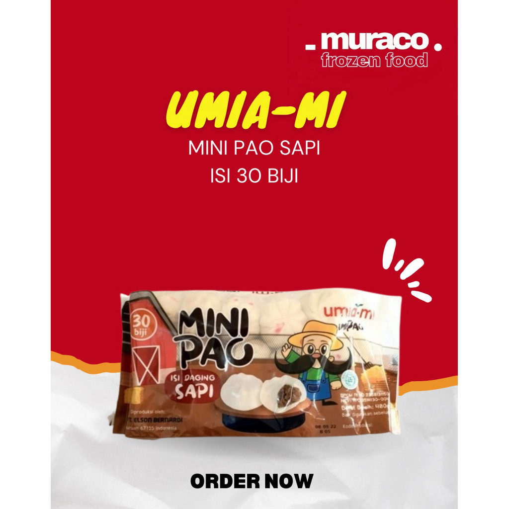 

Umiami Mini Pao Daging Sapi Isi 30 Biji
