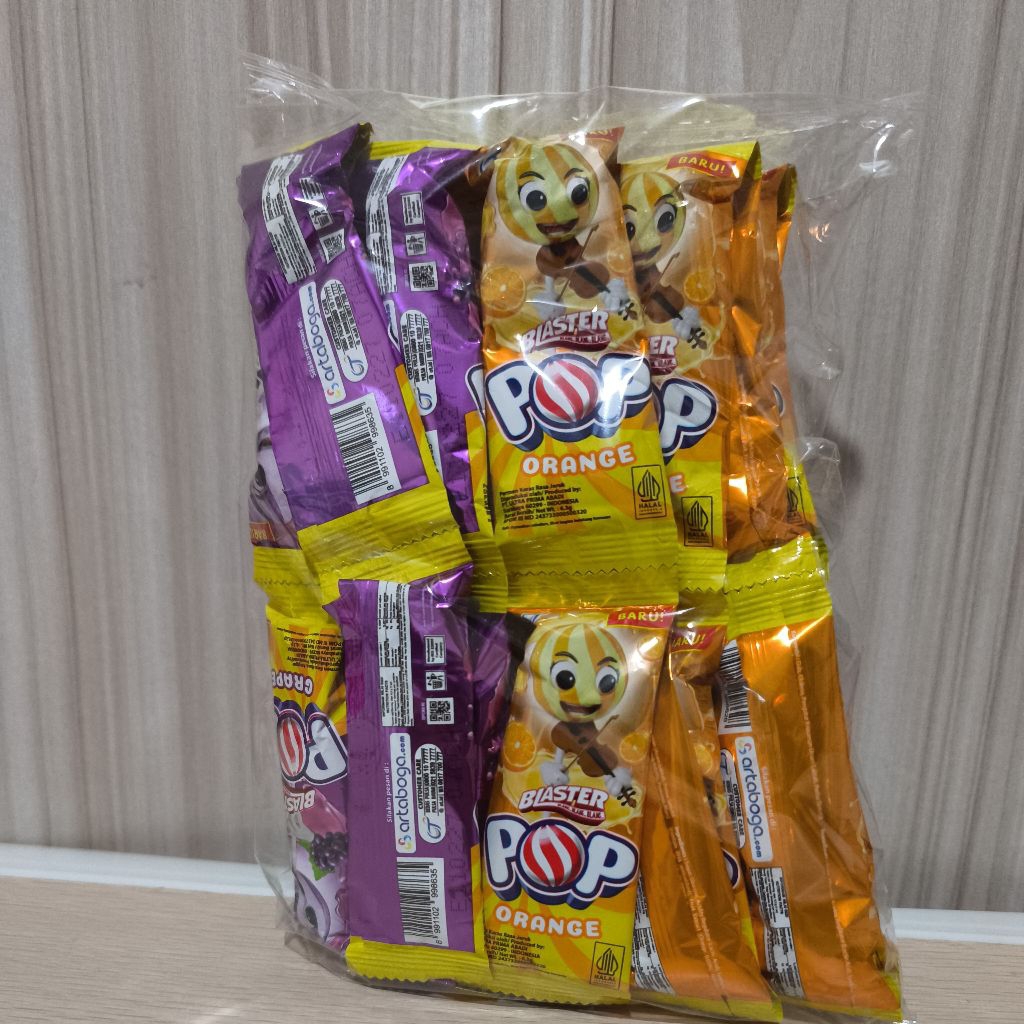 

BARU Blaster Pop orange,mangga,anggur