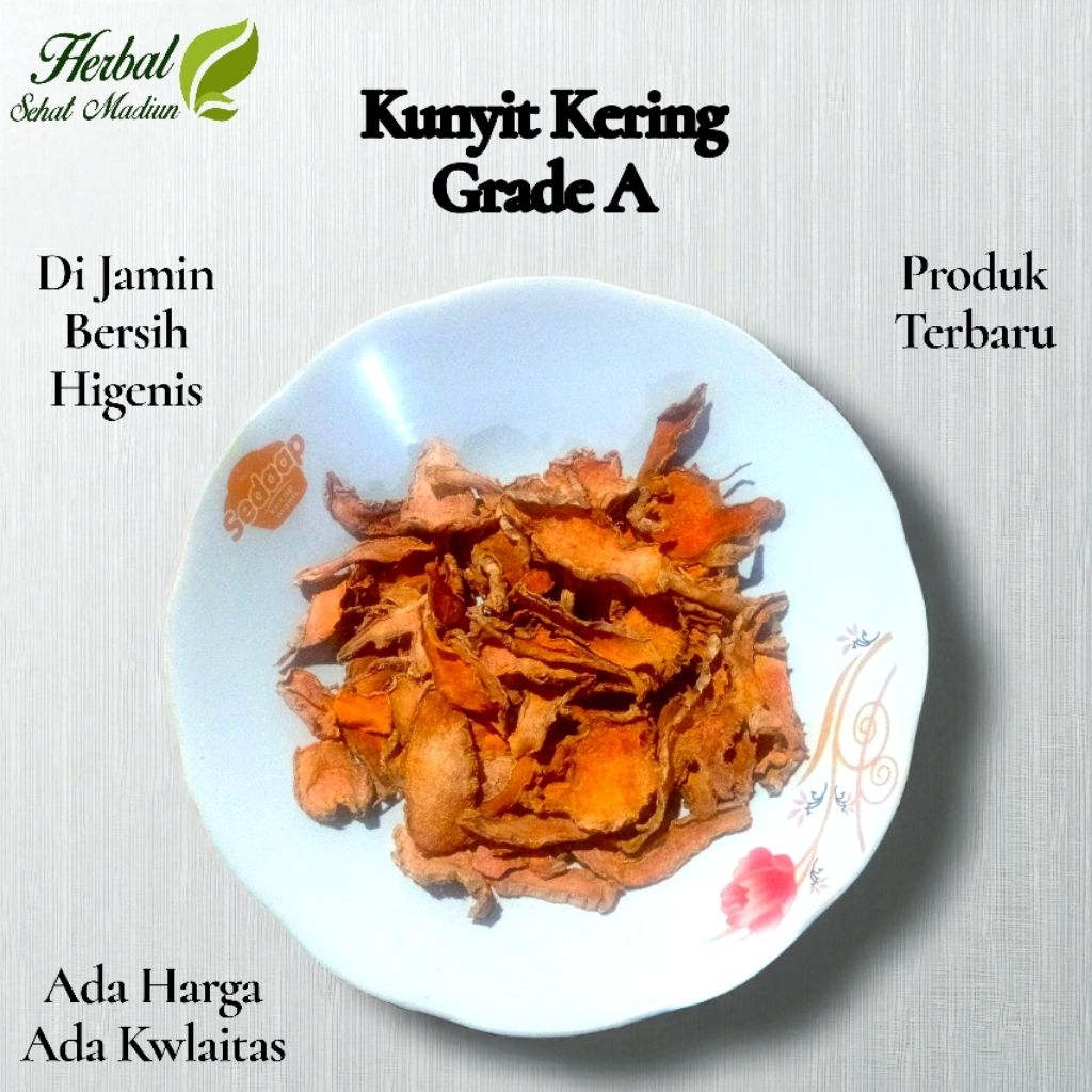

Kunyit kering Grade A 1Kg