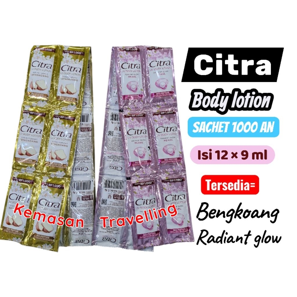 citra hand body lotion sachet