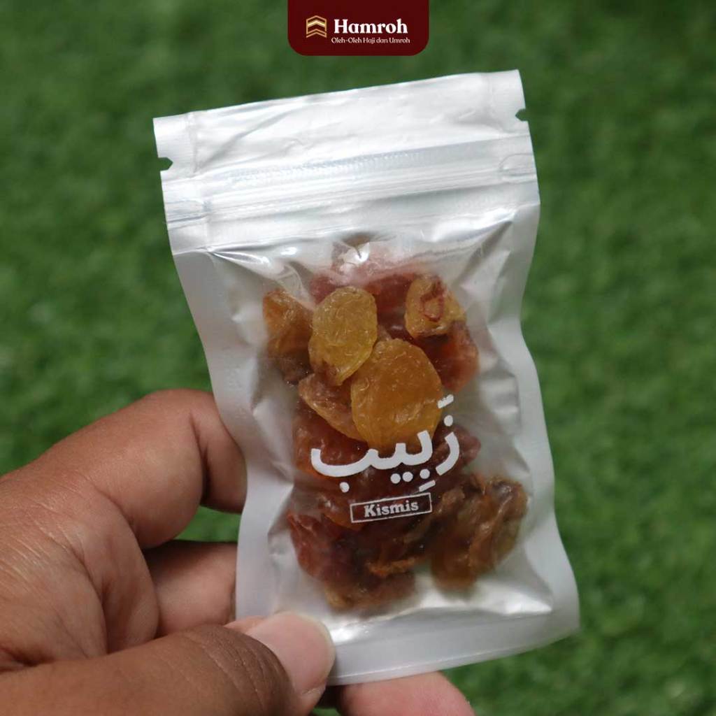 

Kismis 10gr – Packaging Nama Produk | Kemasan Oleh-Oleh Haji & Umroh