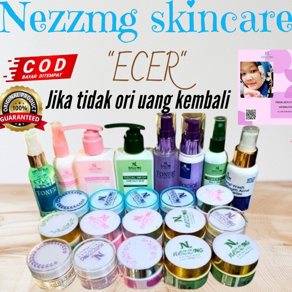 [ECER NEZZMG TERMURAH]ECER SATUAN CREAM NEZZMG SKINCARE ORIGINAL