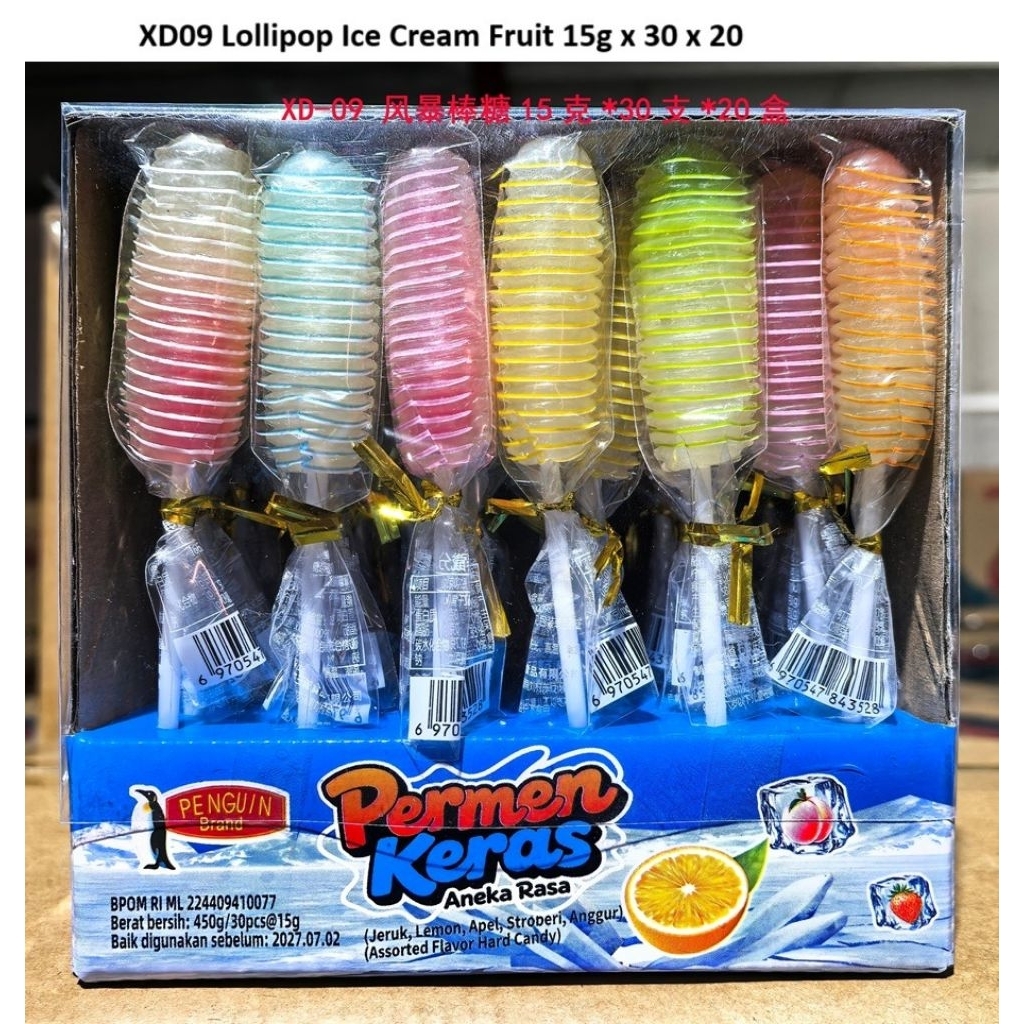 

Permen Loli Tornado Aneka Rasa Buah isi 30 pcs