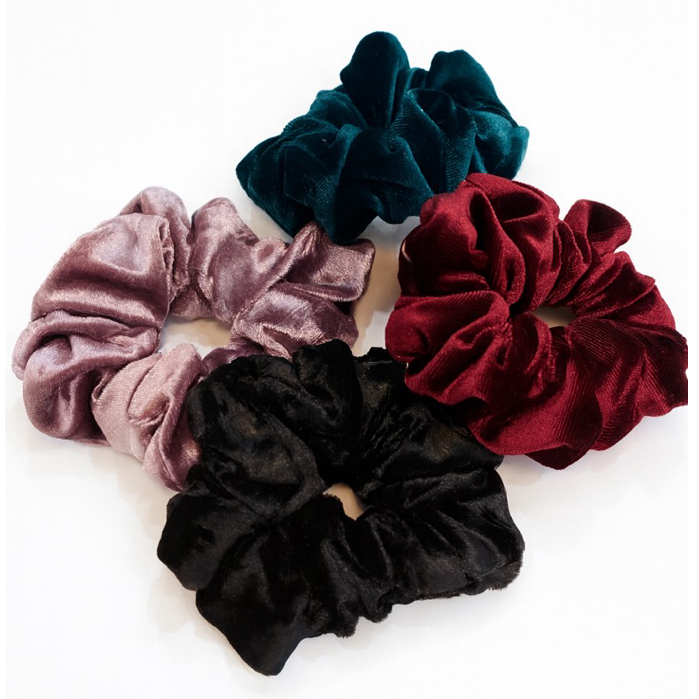 Bandoku - Ikat Rambut Bludru Scrunchie Bludru Kunciran Cepol Hijab Bludru Premium