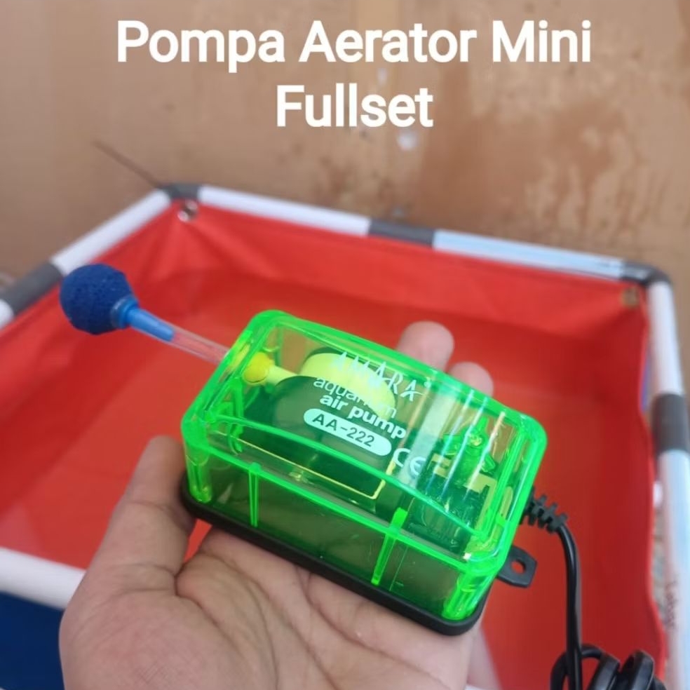 Pompa Udara Kolam Ikan Terpal / Aerator Aquarium