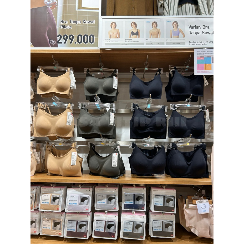 Bra Tanpa Kawat Rileks WOMEN UNIQLO