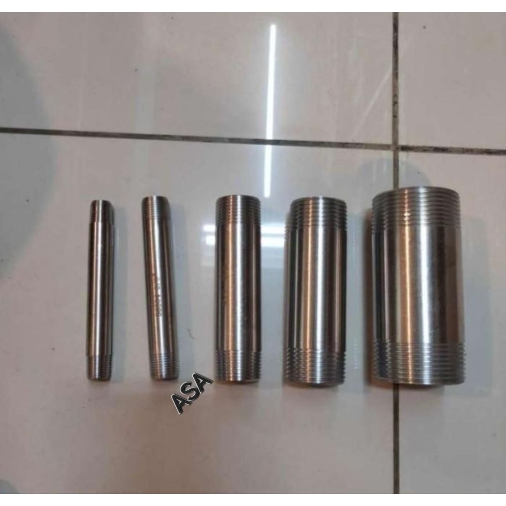 pipa neple stainless 2 "inch 20cm