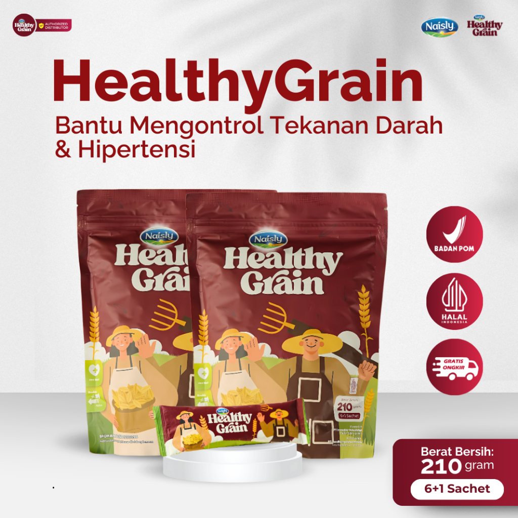 

HealthyGrain Sereal Oat Bantu Menstabilkan Darah Tinggi, Gula Darah, dan Diabetes 2 Pouch