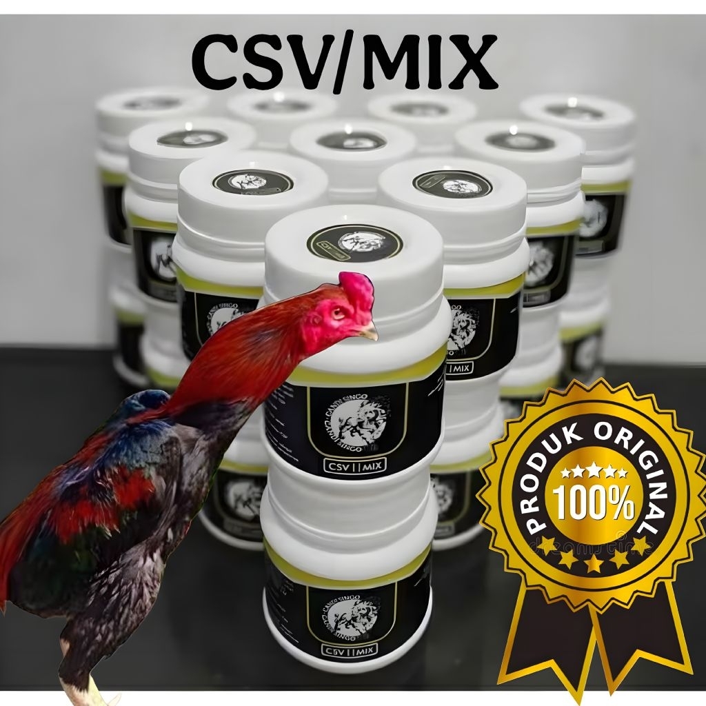 CSV Mix Herbal Alami 100% Formula Doping Ayam Aduan Bangkok Petarung Modern Jamu Racikan Tradisional
