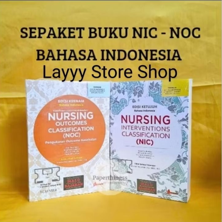 Sepaket 2 Buku (Nic-Noc) Nursing Outcomes Classification
