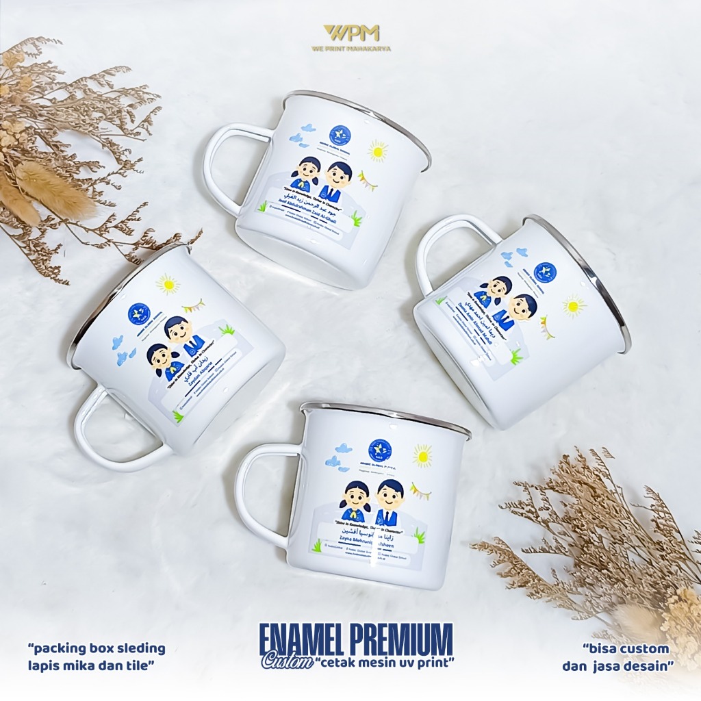 MUG KOPI / MUG ENAMEL PREMIUM  / MUG ENAMEL 6 CM DAN 9 CM / MUG ENAMEL POLOS / MUG ENAMEL KOPI