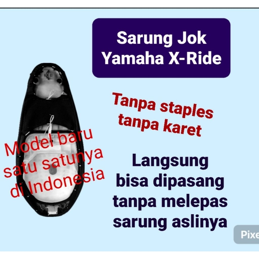 Sarung jok motor Yamaha X-Ride, Cover jok X-Ride