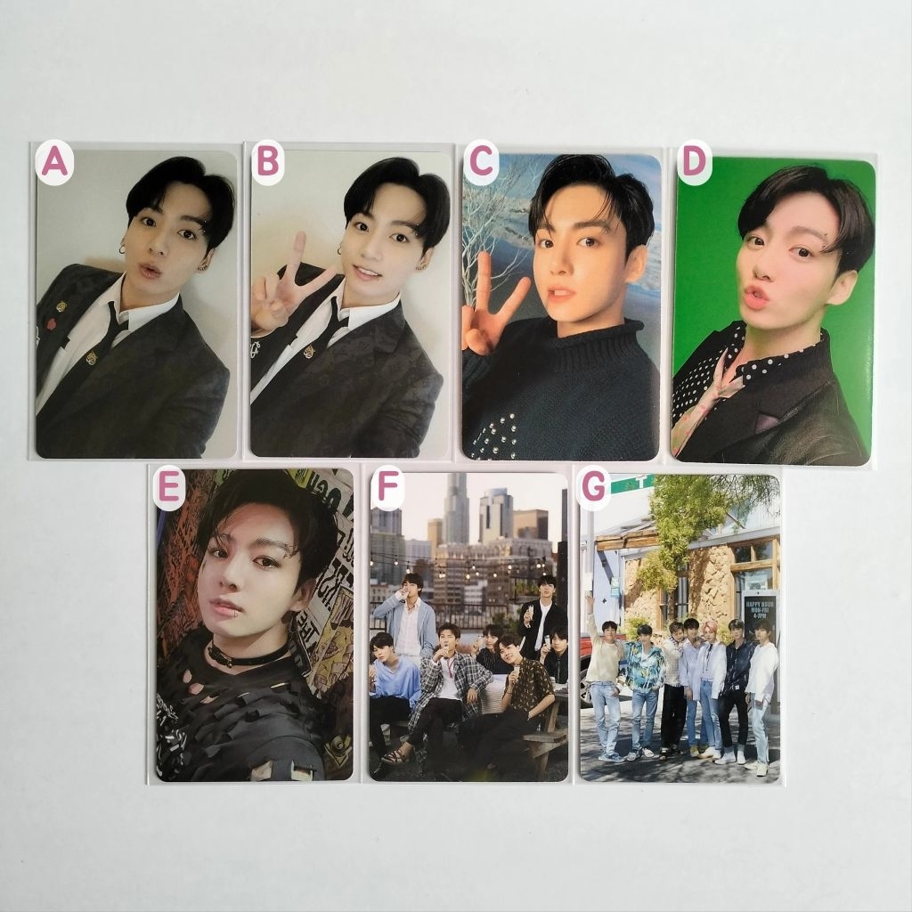 Ready stock photocard pc official bts jungkook dicon 101 d'festa mini edition sg22