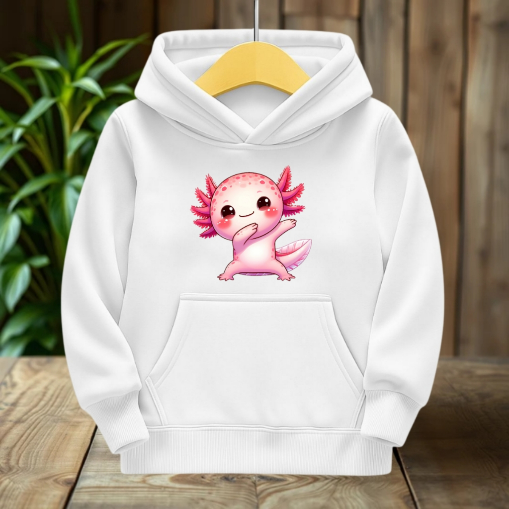 HOODIE SWEATER IKAN AXOLOTL HOODIE ANAK LAKI DAN PEREMPUAN