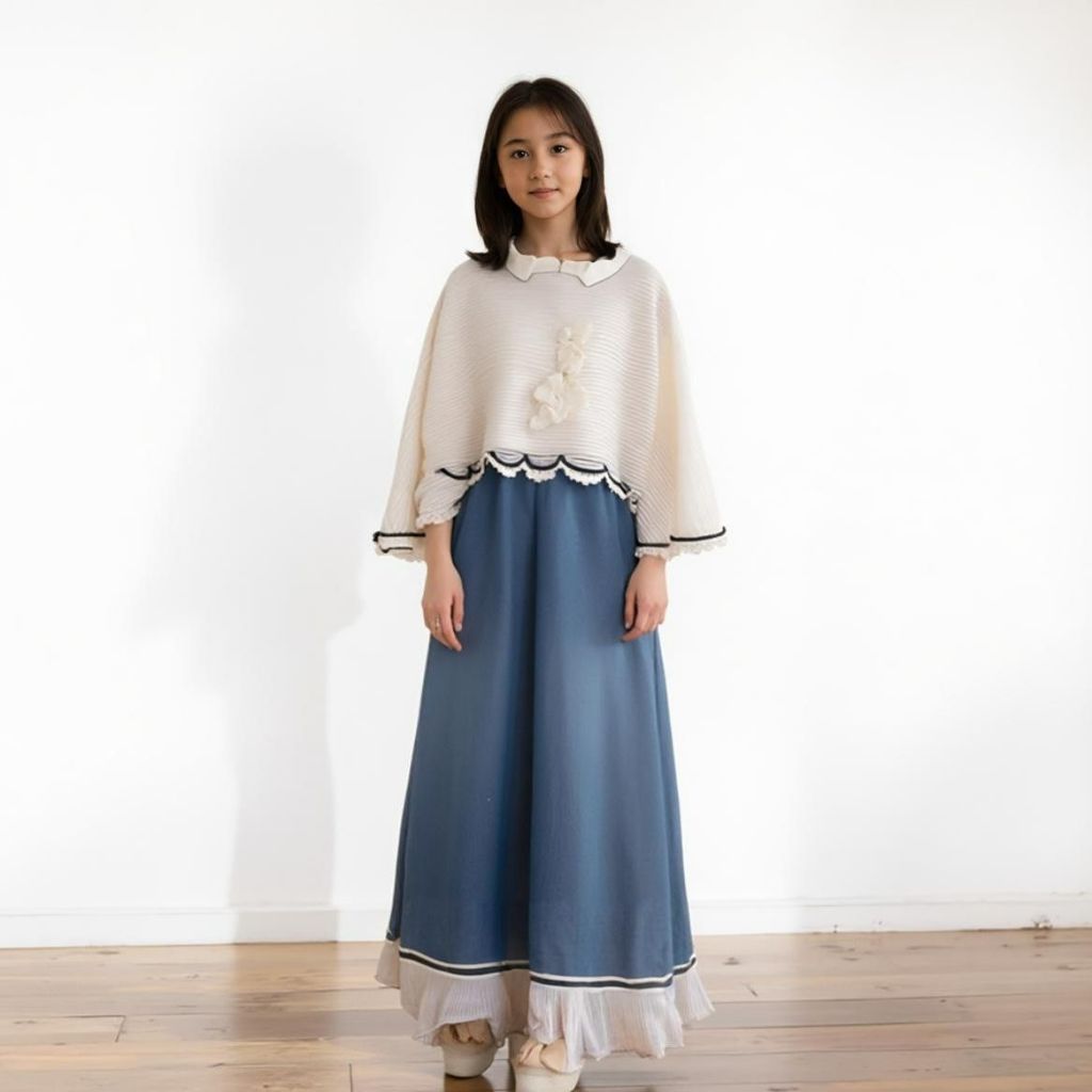 New Dress Muslim Anak dan Remaja Gaun Anak Perempuan Premium