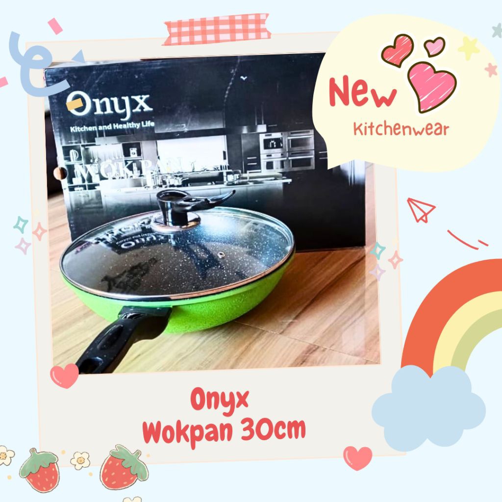 Wokpan onyx diameter 30| Wajan Anti Lengket