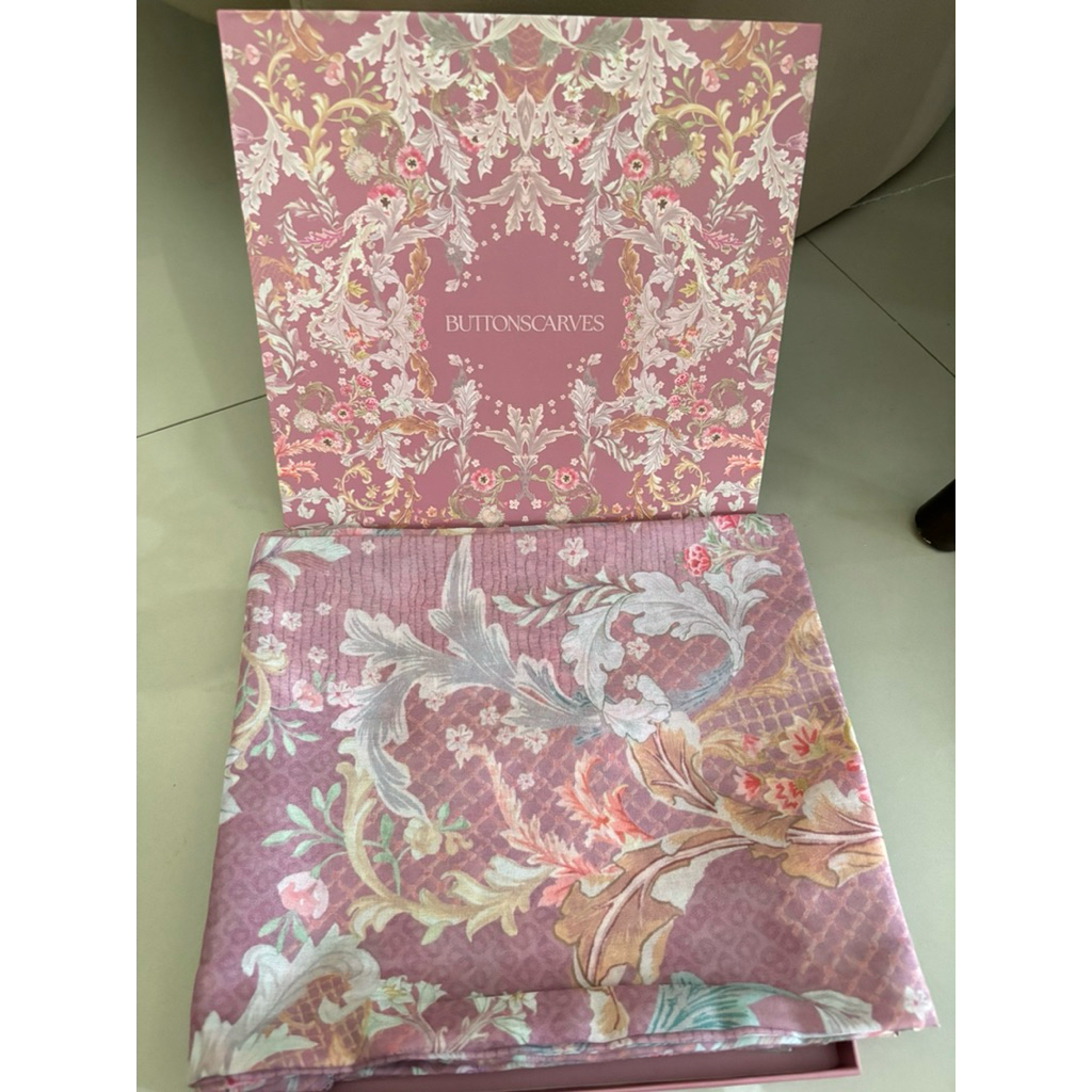 PRELOVED BUTTONSCARVES ROYALE GRANDEUR SERIES DUSROSE