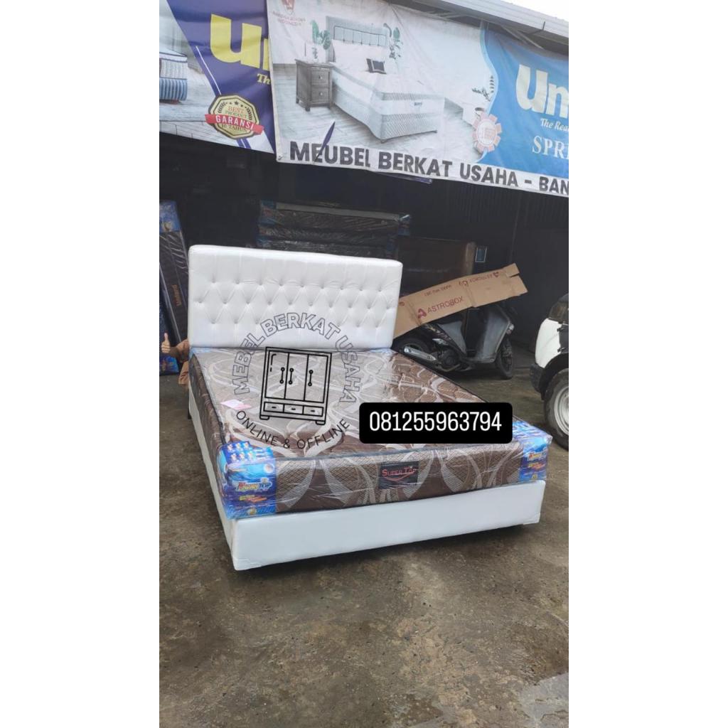 Kasur Springbed Kwantop 1set Dipan