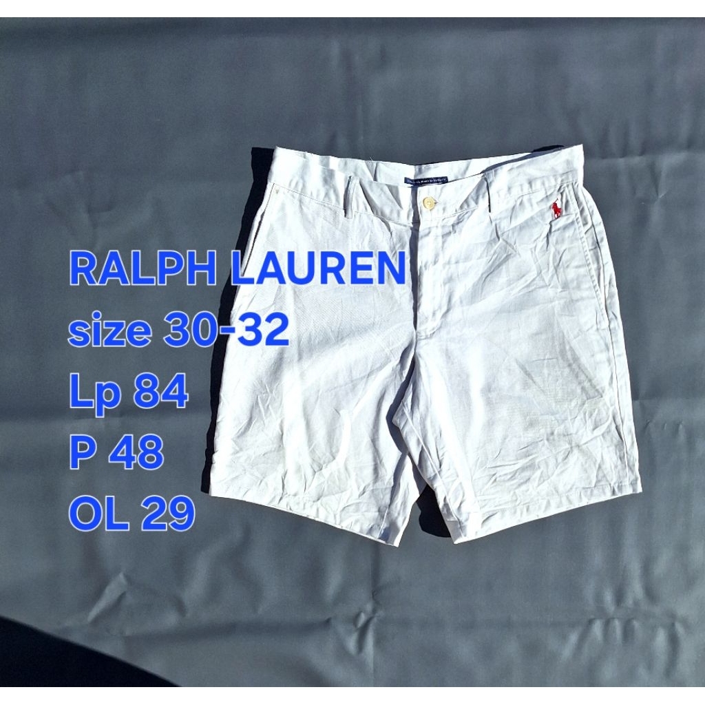 Celana Pendek POLO RALPH LAUREN Short Pants Cream Original