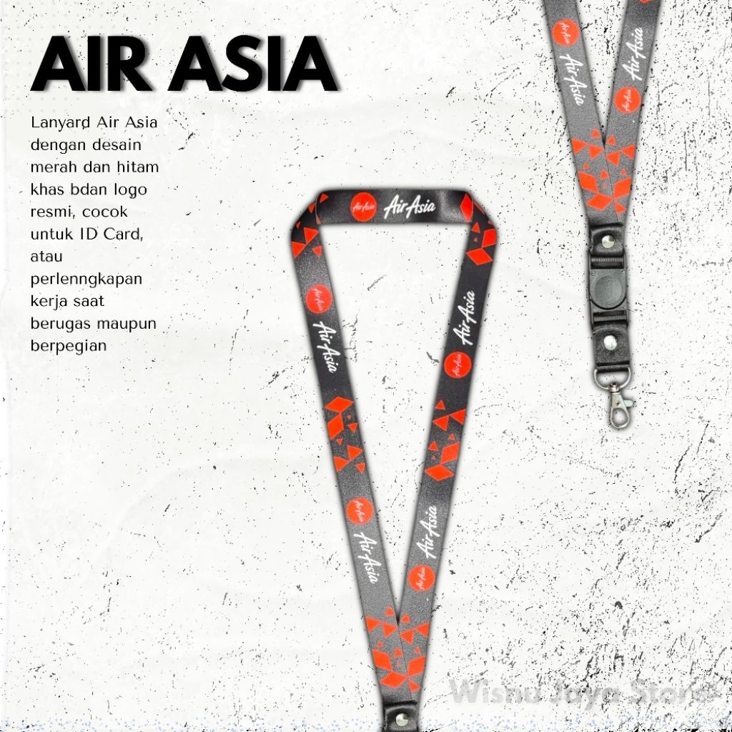 

LANYARD ID CARD AIR ASIA TERMURAH