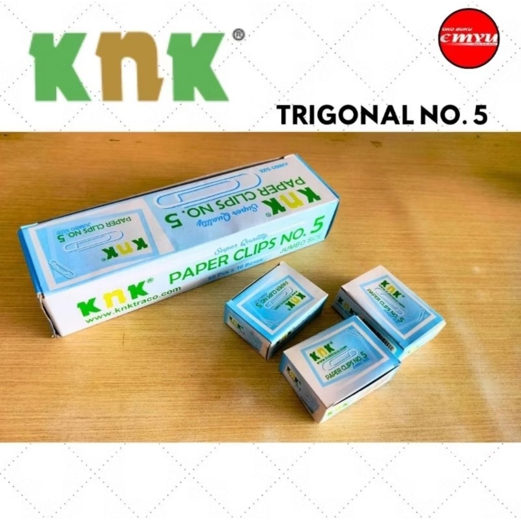 

(PACK) KNK Paper Clip No. 5 Isi 10 Sheet
