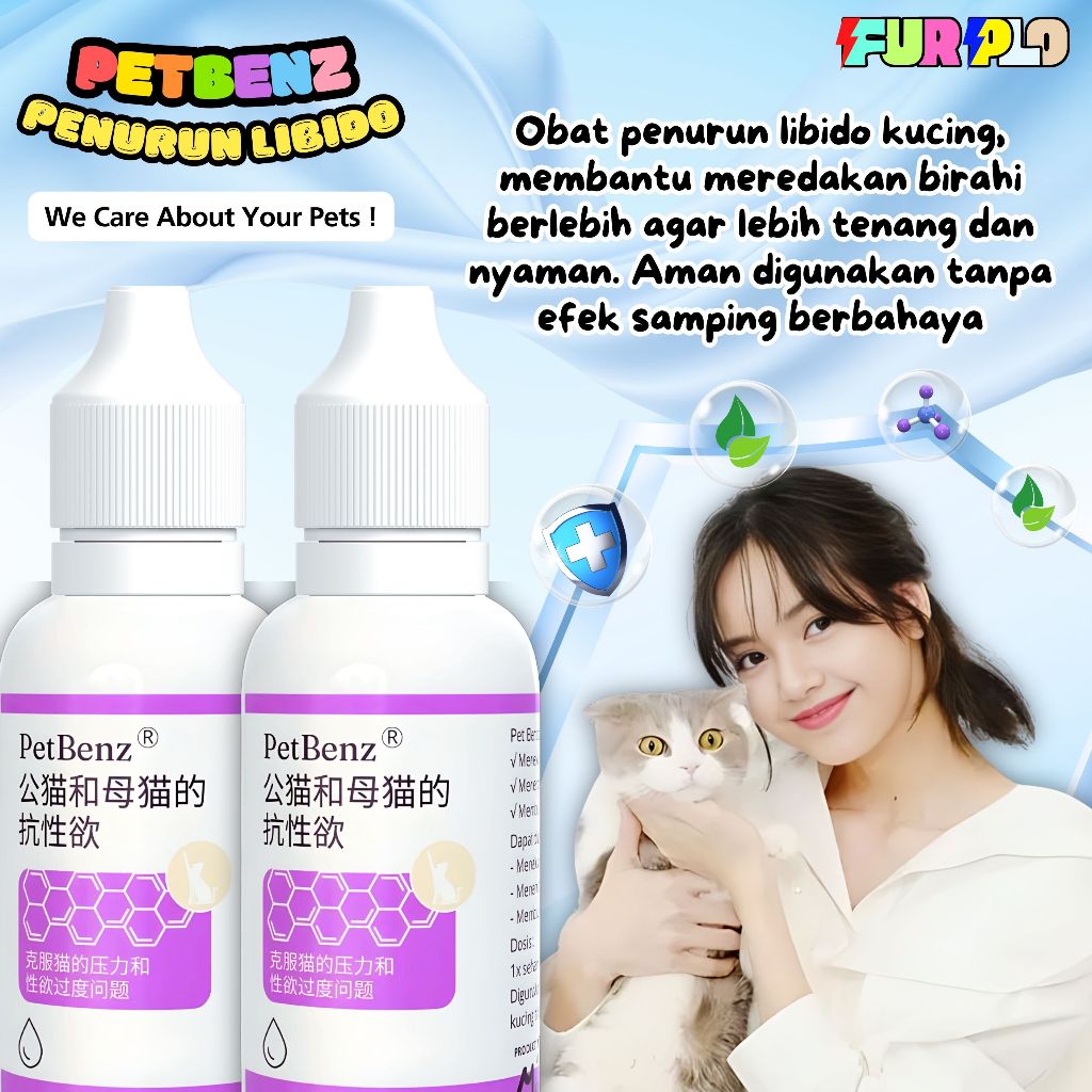 Libido Drops Obat Penurun Birahi Libido Kucing Jantan Betina Furplo