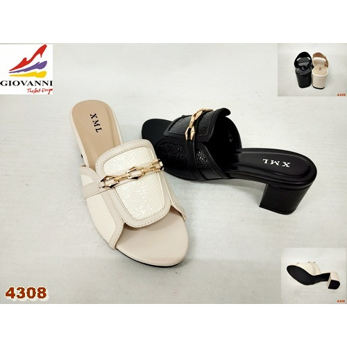 4308 GIOVANNI SENDAL SELOP HEELS WANITA
