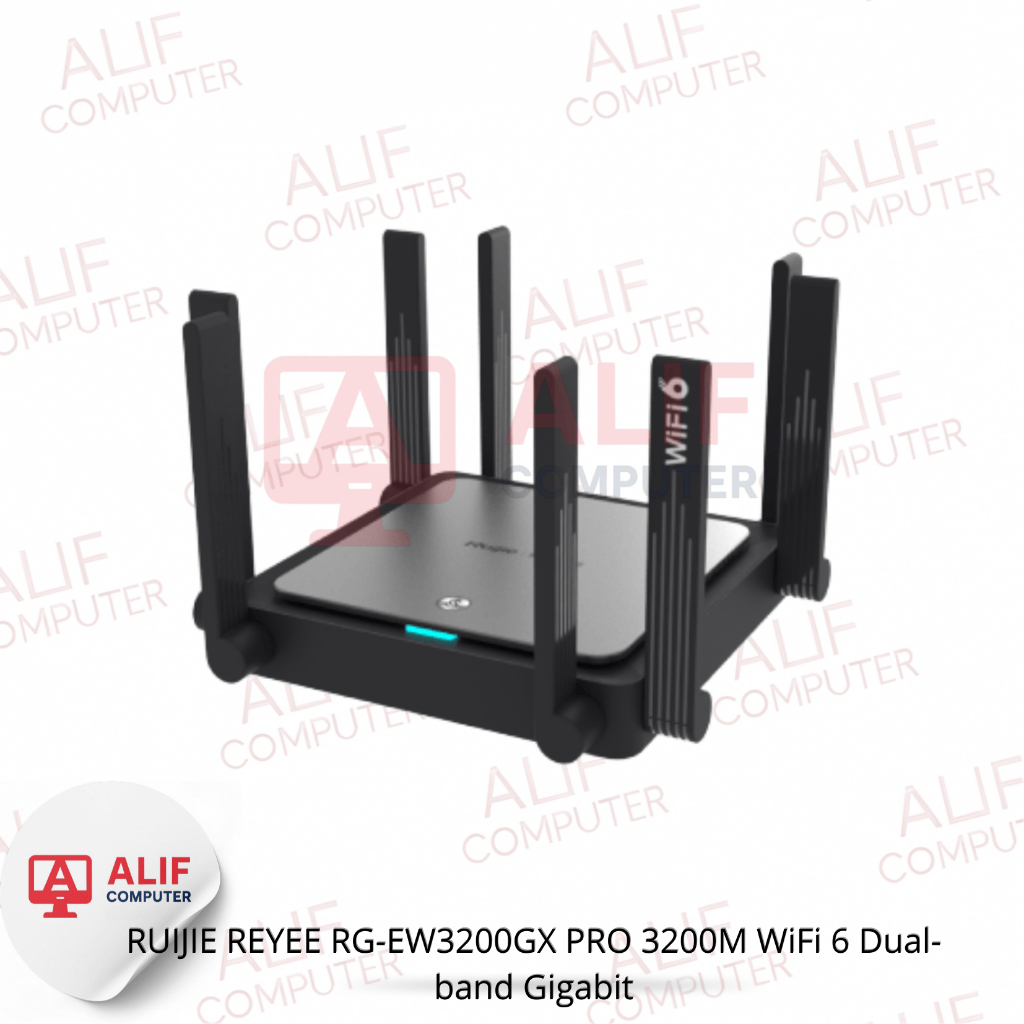 Ruijie Reyee RG-EW3200GX PRO WiFi 6 Dual Band Gigabit Wireless Router 3200Mbps