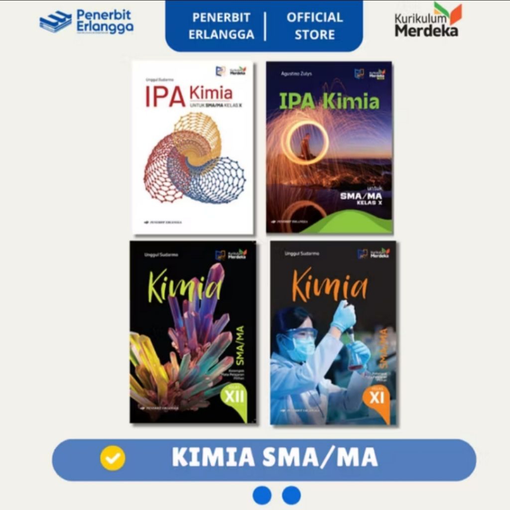BUKU IPA KIMIA SMA/MA KELAS 10 11 12 KURIKULUM MERDEKA ERLANGGA