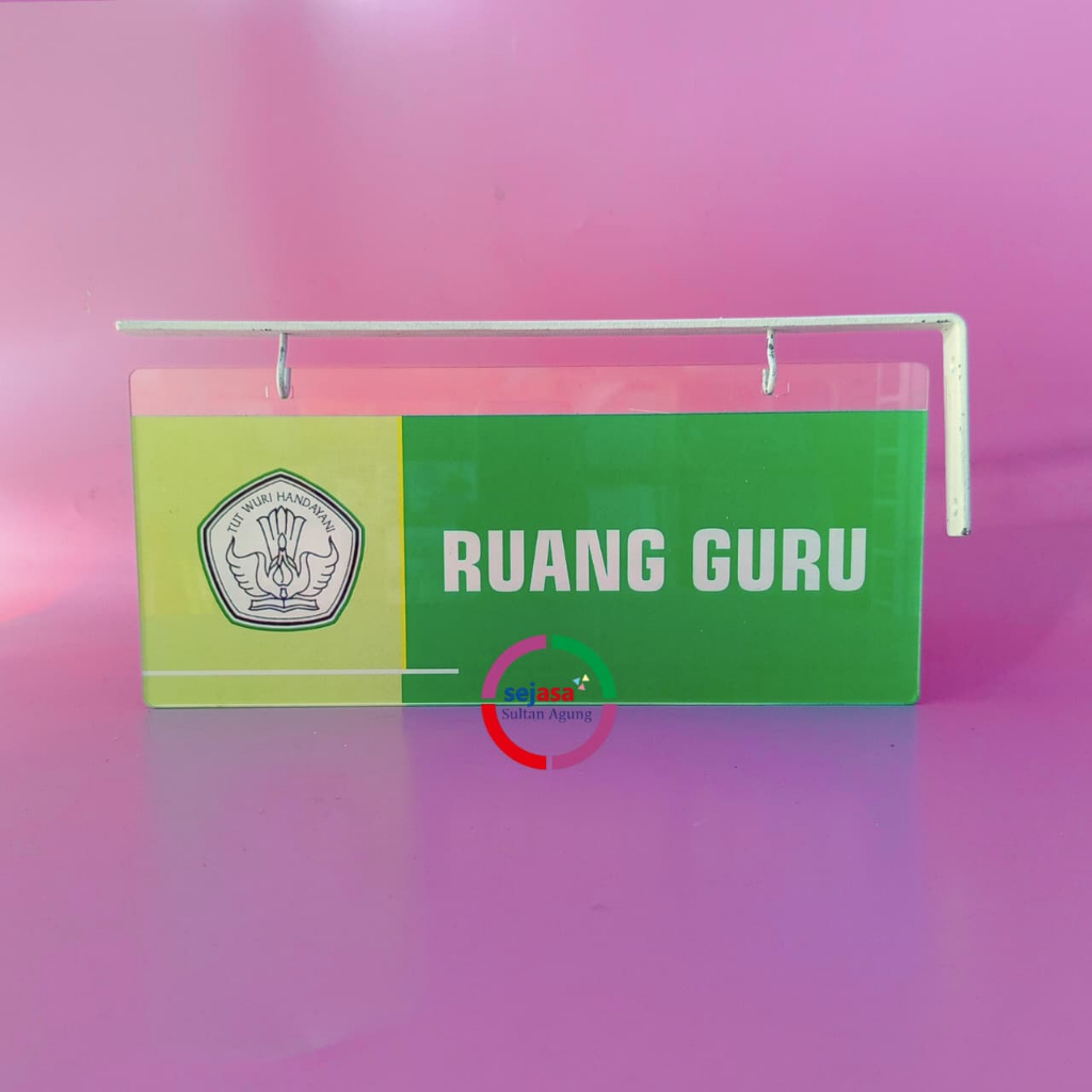 

Akrilik Nama Ruang Gantung Sekolah | Nama Ruang Guru | Papan Gantung Ruang Guru