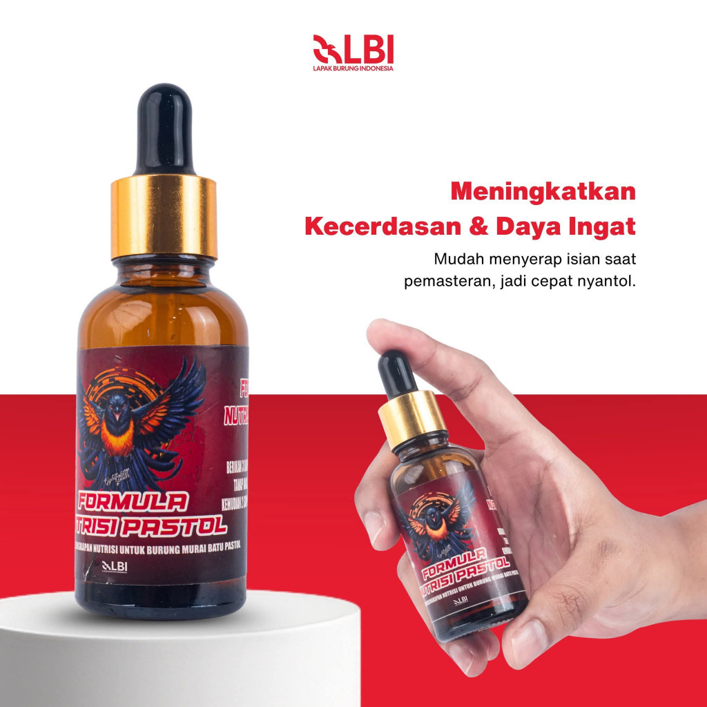 LBI - Formula Nutrisi Pastol Konslet Vitamin Burung Khusus Anakan Trotol dan Pastol Murai Batu
