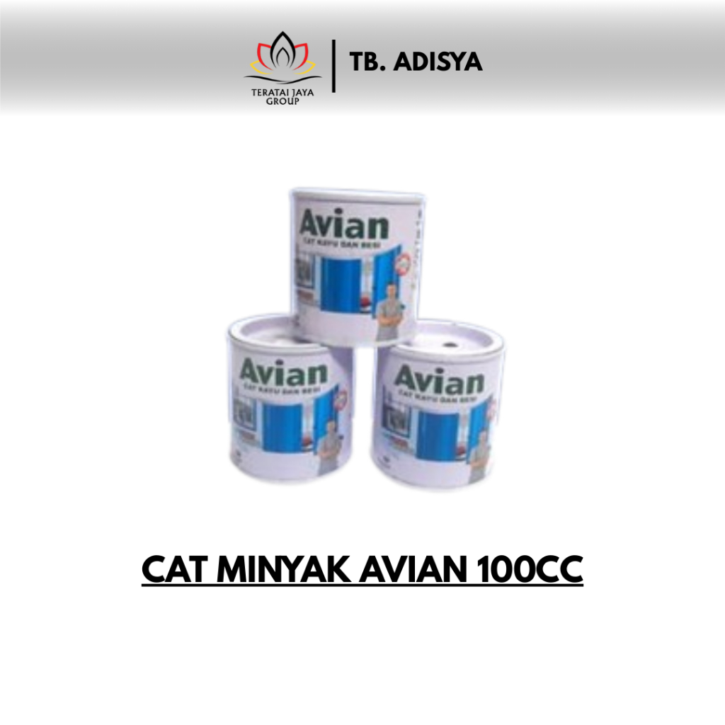 

Cat Minyak/Cat AVIAN Kayu dan Besi 100cc/Cat Kayu dan Besi