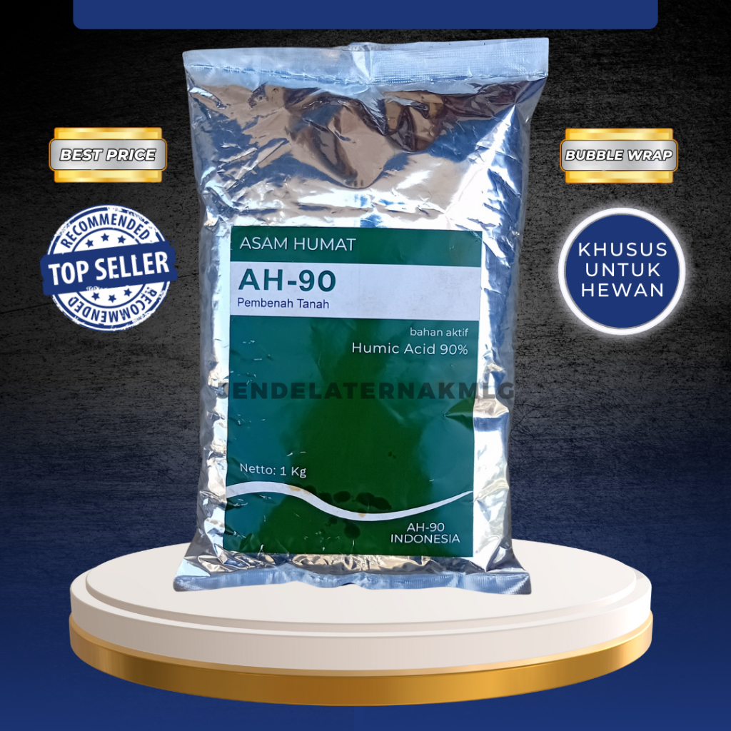 ASAM HUMAT AH 90% 1 KG - Asam Humate Original 90% Untuk Pembenah Tanah Menjadi Berkualitas.