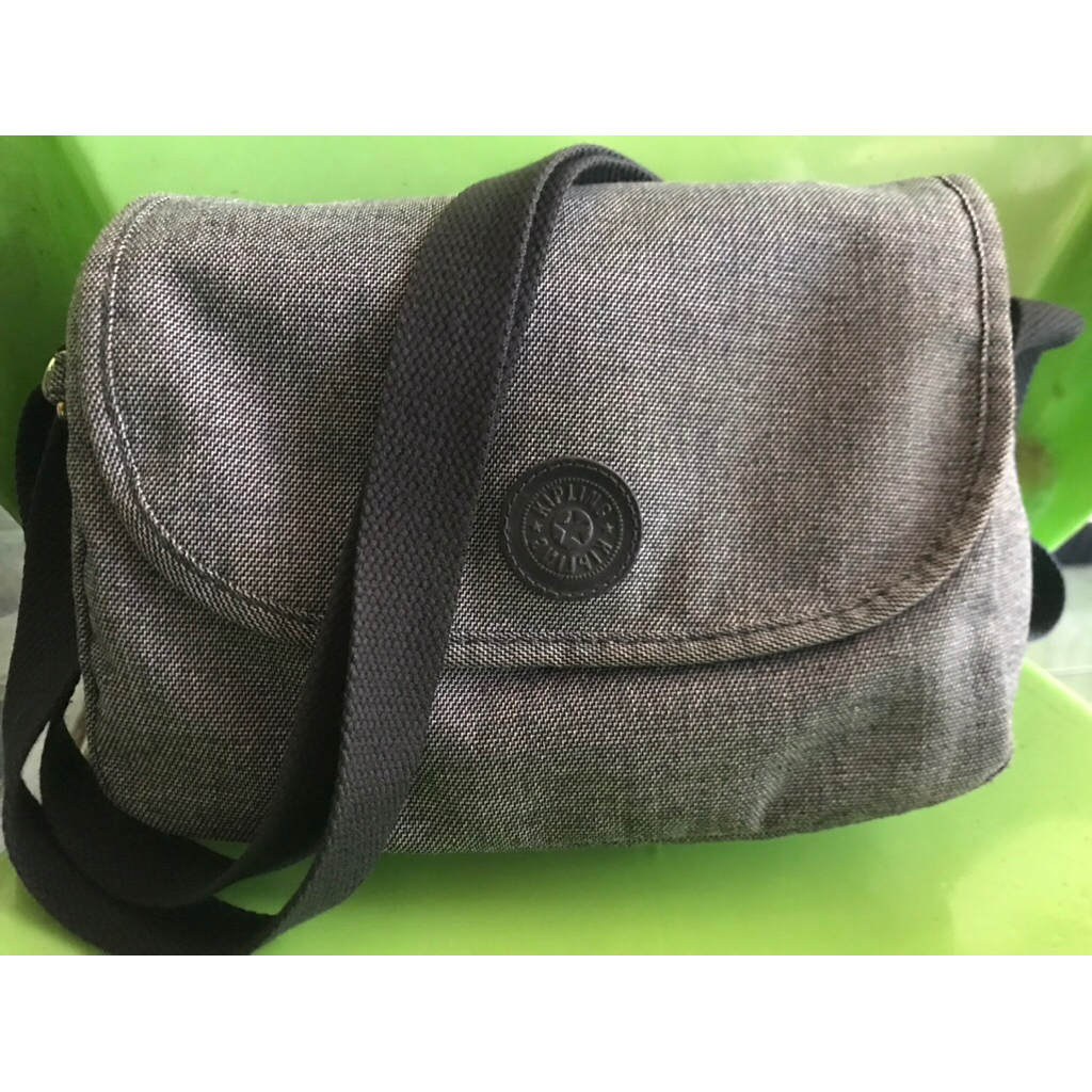 sling kipling denim original preloved