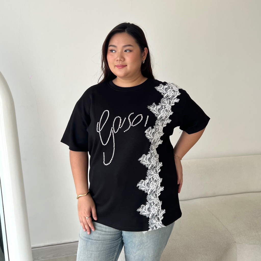 GOSOI ATASAN BIGSIZE RENDA MUTIARA/ BIGSIZE MUTIARA RENDA