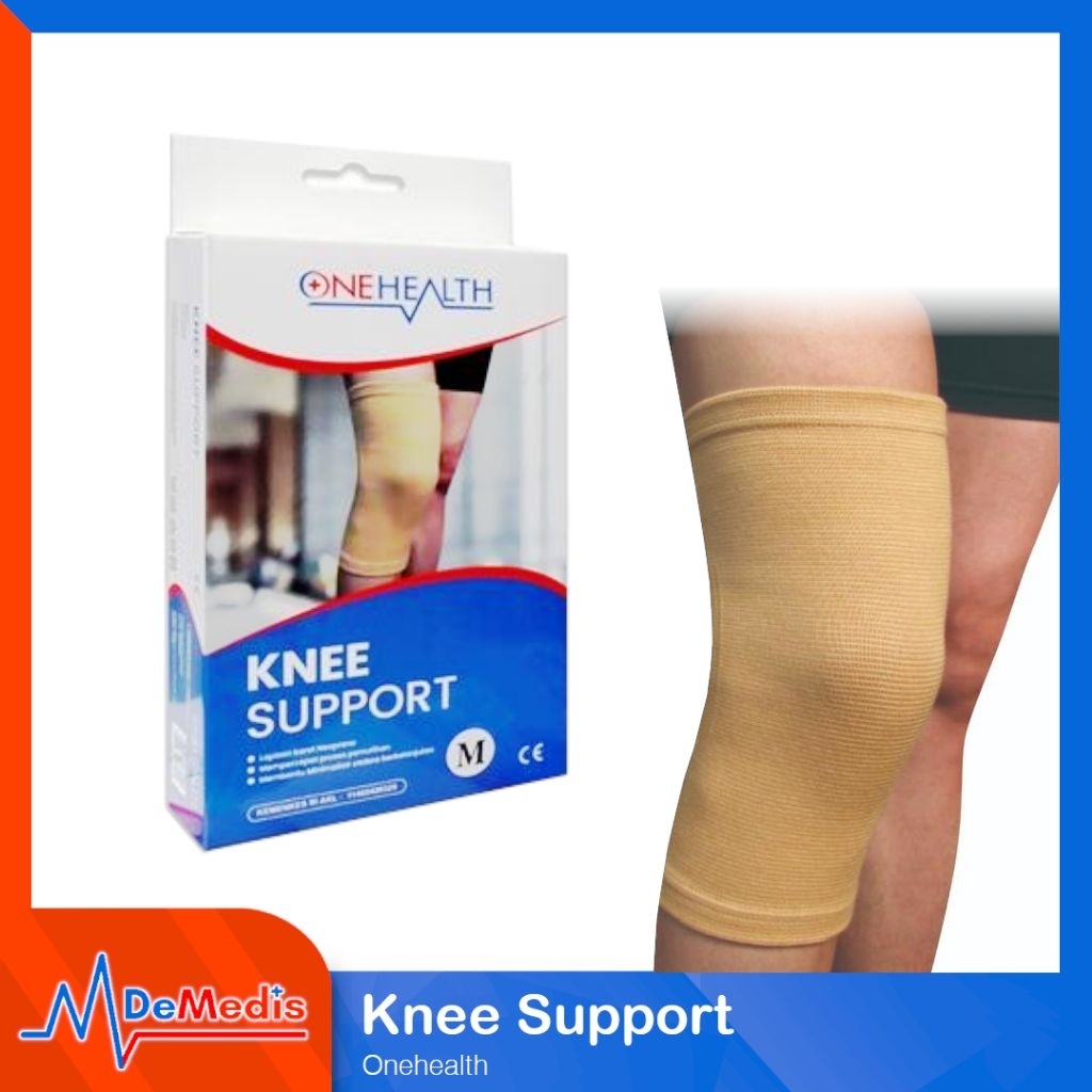 Deker Pelindung Cedera Lutut Kaki ONEHEALTH Knee Support