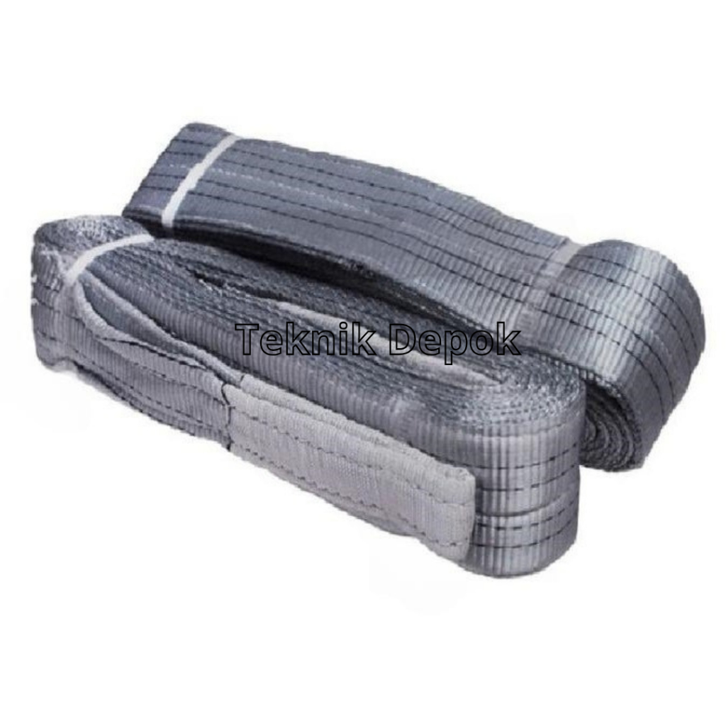 Webbing Sling 4 Ton x 8 Meter Tali Pengikat Pengangkat Penarik Barang Lift Sling Seling Kain Lifting