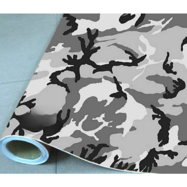 

Stiker Camo 25x50cm White Army