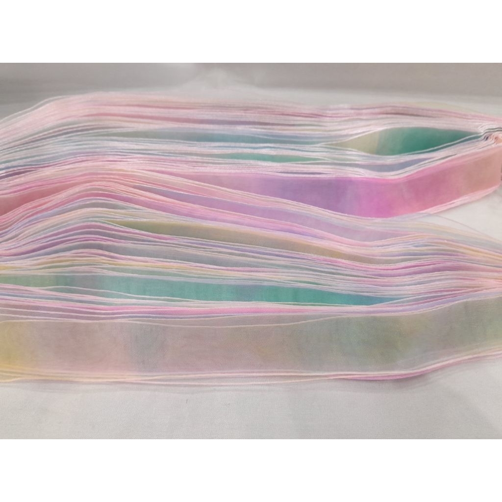 

(ROL) Pita Kain Organdi Pelangi Lebar 2cm