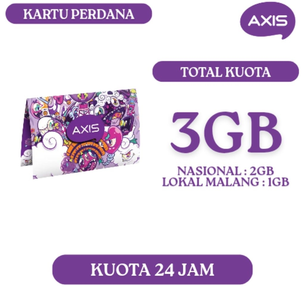 Perdana Axis 3GB 30 Hari