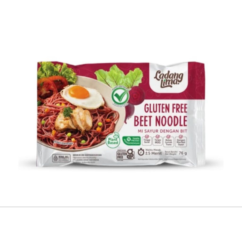 

Veggie Noodle Beet - Gluten Free - Ladang Lima