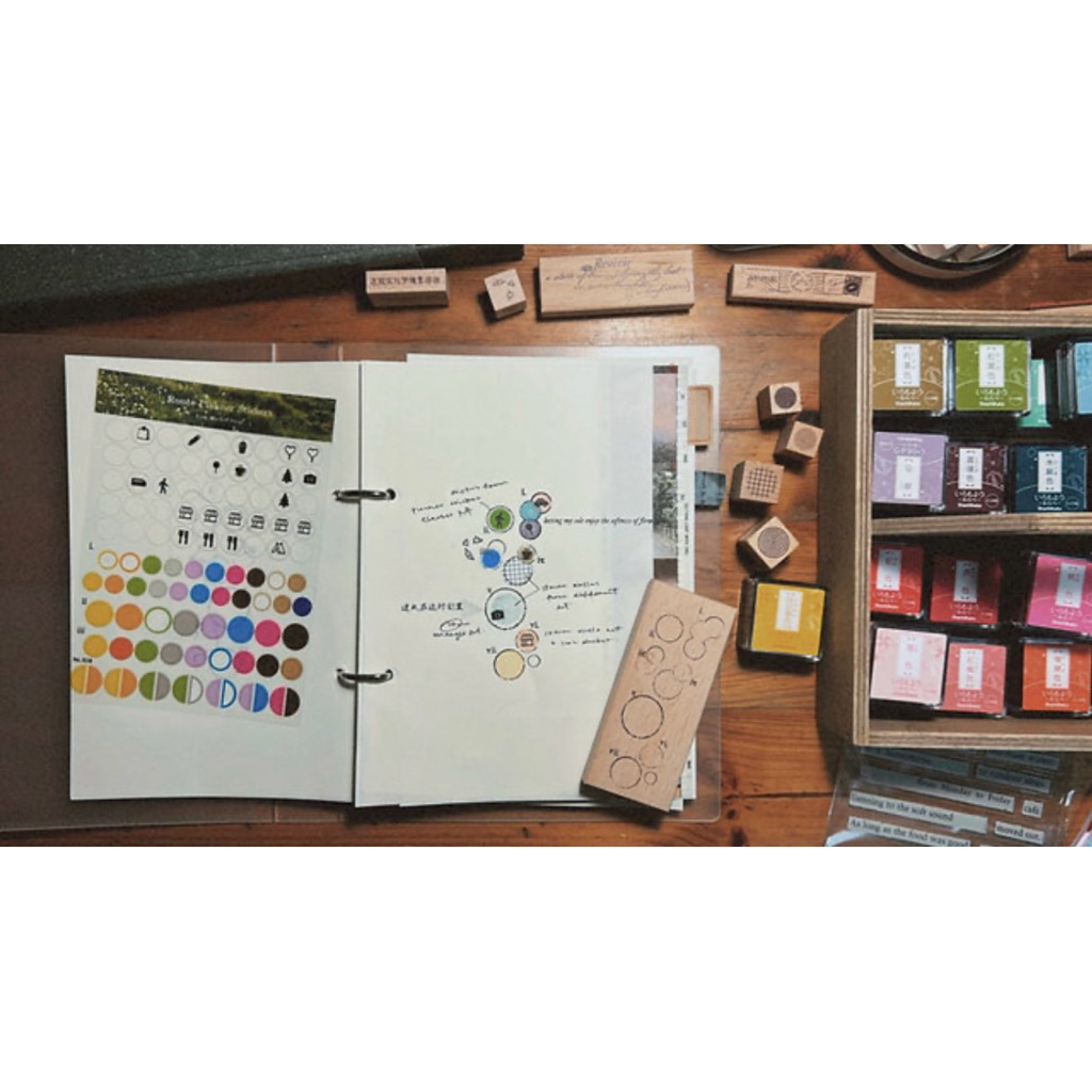 

Raw Market Rubber Stamp Set - No.320 / No.524 / No.472 / No.509